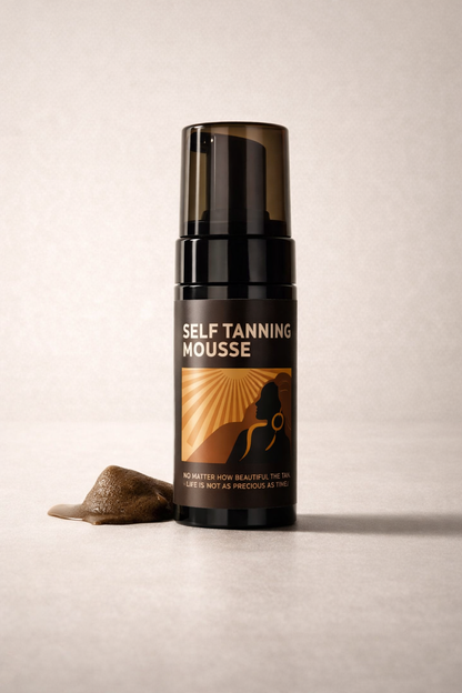 Self-Tanning Mousse – Natural & Even Glow