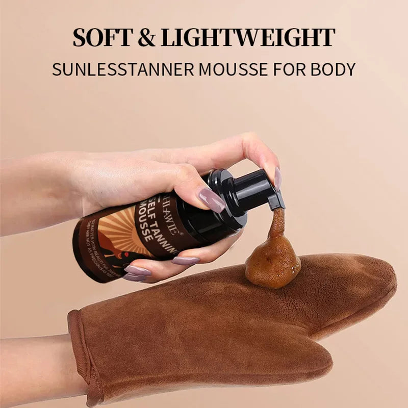 Self-Tanning Mousse – Natural & Even Glow