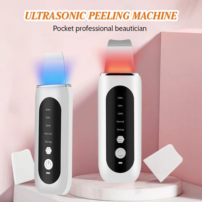 Ultrasonic Skin Scrubber Peeling Blackhead Remover